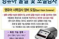 영유아검진) 영유아시력검진 - 굴절 및 조절 검사 시행 